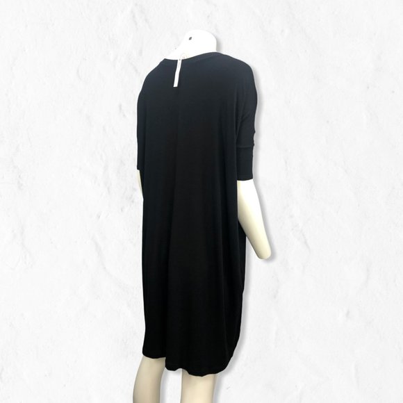NWT Black ASOS Loose Fit Shift Dress Sz 2 Tall - Picture 5 of 12